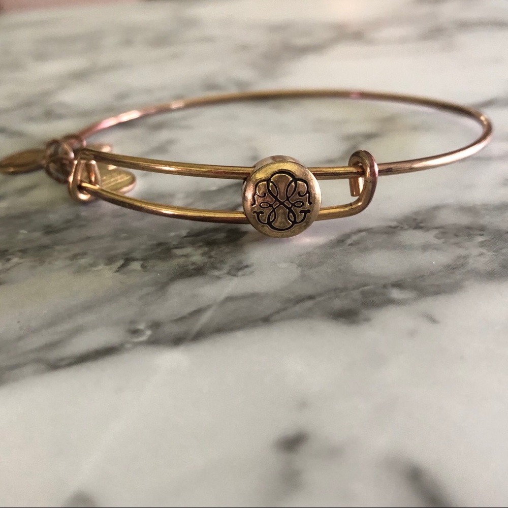 Alex & Ani gold path of life sacred stud